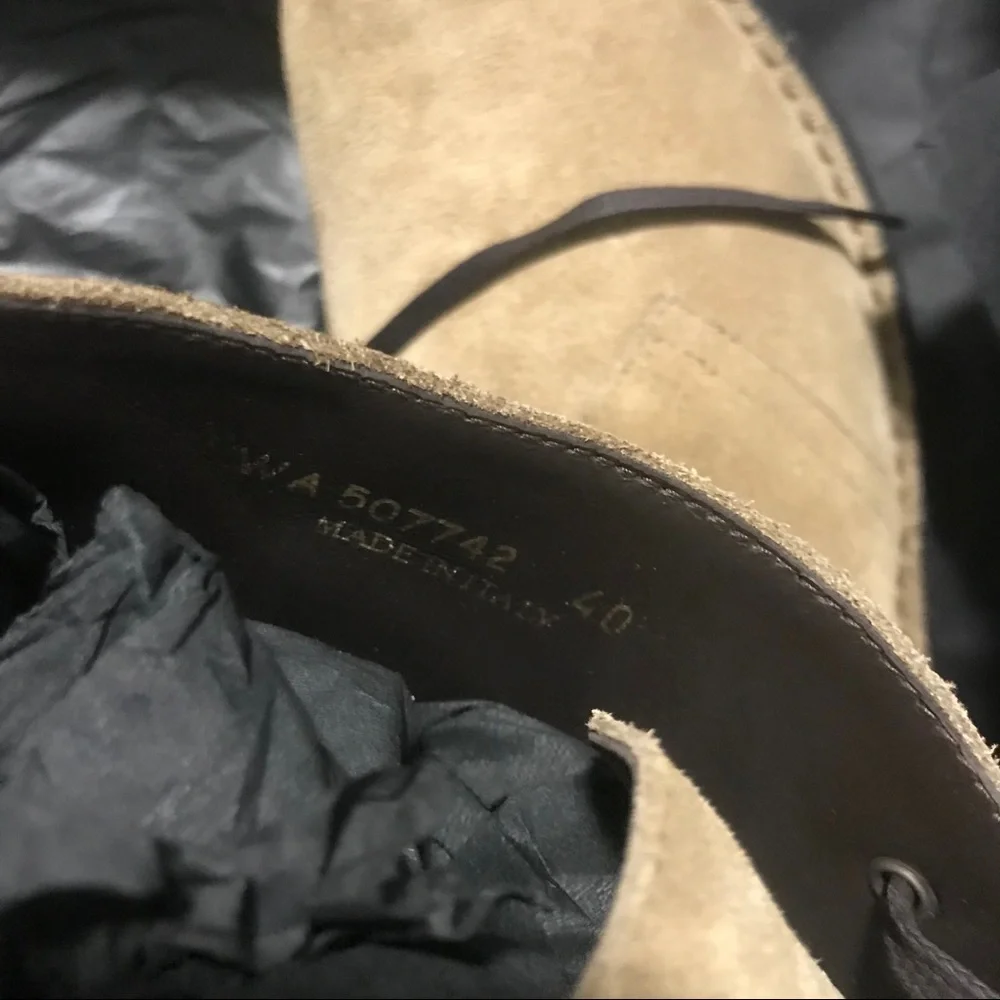 Saint Laurent Oran Chukka in Tan Suede Boots - Picture 9 of 14